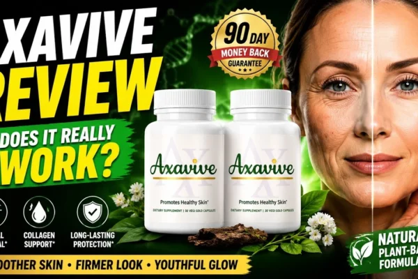 Axavive YouTube video thumbnail — ingredients and safety overview