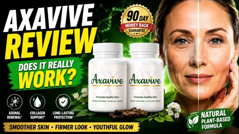 Axavive YouTube video thumbnail — ingredients and safety overview